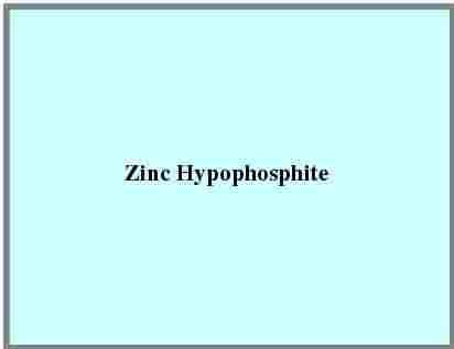 Zinc Hypophosphite