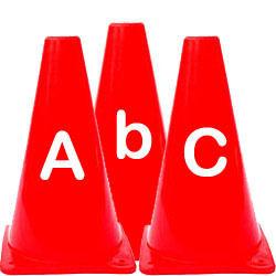 Alphabetical Marker Cones