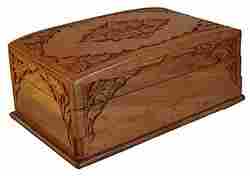 Kashmir Walnut Wood Carved Jewellery Box