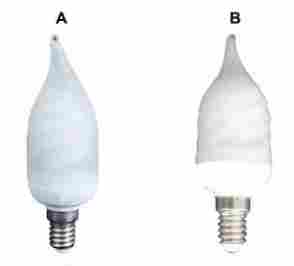 7 Watt Candle Compact Fluorescent Light CFL