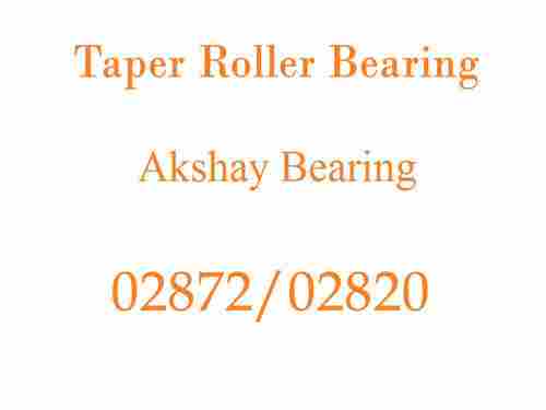 Rigid Tapered Roller Bearings 02872/02820