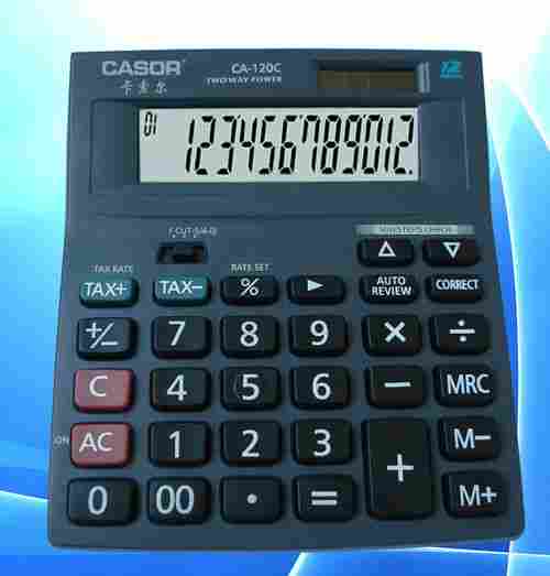 12 Digits Scientific Calculator with Tax Function