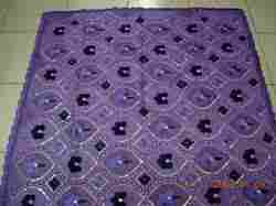Lilac Colour Embroidery Fabrics Blouses