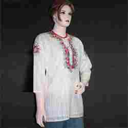 Embroidered Kurti With Bead Work