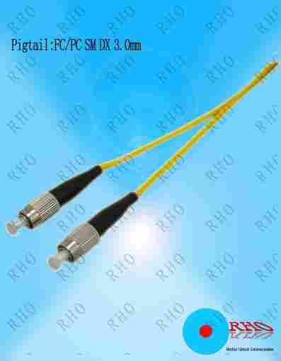 Single Mode Duplex PC Polishing FC Fiber Optic Pigtail