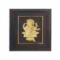 Gold Ganesh Photo Frames