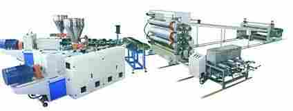 PE PVC PP ABS Plastic Board Extrusion Line