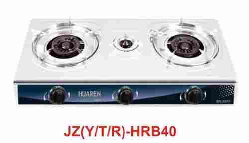 Stainless Steel Three Burner Gas Stove (HRB40)