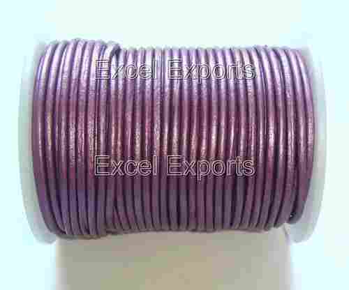 Purple Leather Cord