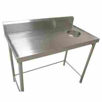 Dish Landing Table With Chute