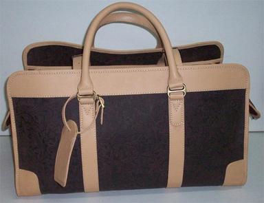 Embossed Leather Travel Bag