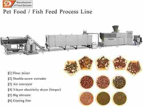 Fish Feed Pellet Pet Food Extruder Machine