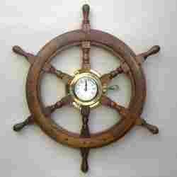 Nautical Wheel Clock