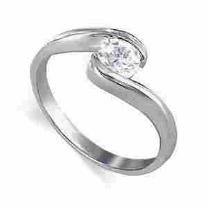 0.20 Ct Solitaire Ladies Diamond Ring