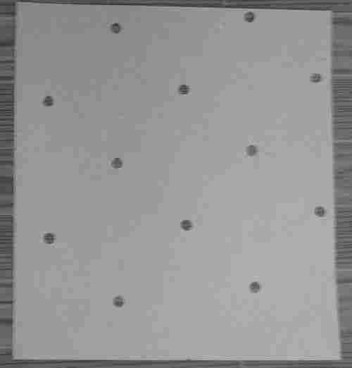 Round Hole Punched Kraft Paper