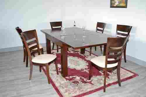 Rubber Wood Dining Table Set