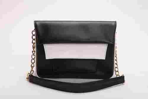 Classic Black And White Leisure Chains Ladies Shoulder Bags