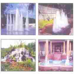 Fountains And Water Fall