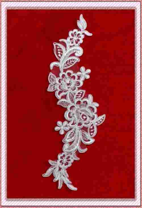 Embroidered Lace Flower