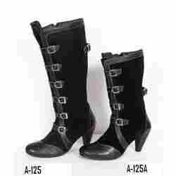 Multi Laced Ladies Leather Boot