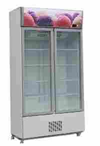 688l Double Door Upright Display Freezer