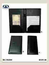 Leather Bill Folder