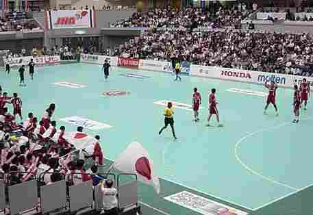 Synthetic Handball Court