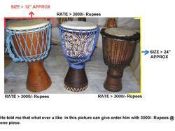 Wooden Jambee Drums