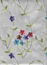 Multicolor Floral Embroidery Handmade Papers