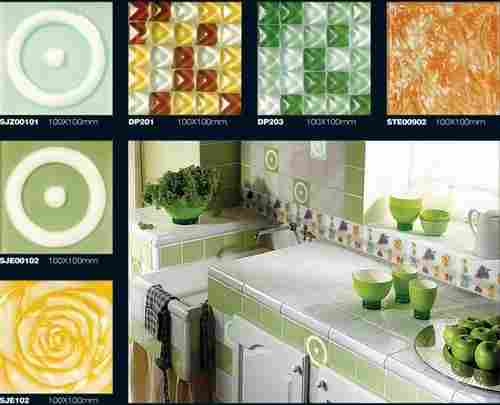 Ceramic And Glass Decorative Glass Tiles