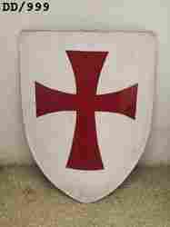 Iron Shield With Red Cross