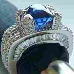 Blue Sapphire Diamond Rings