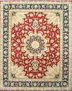 Handmade Silk And Wool Carpet