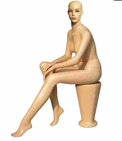 Fashion Young Models Female Sitting Mannequin (J086A)