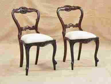 Pair Of Anglo Indianupholstered Chairs