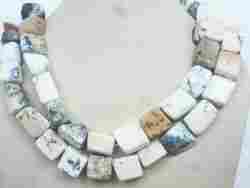 Dendritic Agate Tumble Necklace