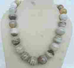 White Lace Agate Necklace