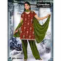Chanderi Silk Salwar Suits 6008