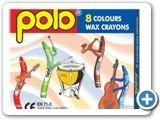 Wax Crayons 8 Colours Hardness: Rigid