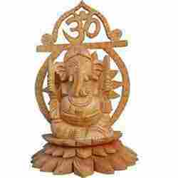 Wooden Carving Ganesh