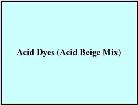 Acid Dyes (Acid Beige Mix)