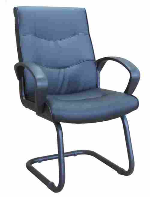 i ?i ?Faux Leather Office Visitor Chair