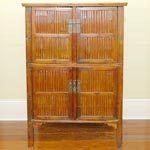 Bamboo Antique Chinese Cupboard
