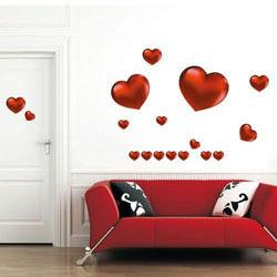 Hearts Designs Wall Stickers