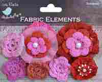 Crochet Flower Assortment Passion (6pcs Pbci Be Lb)