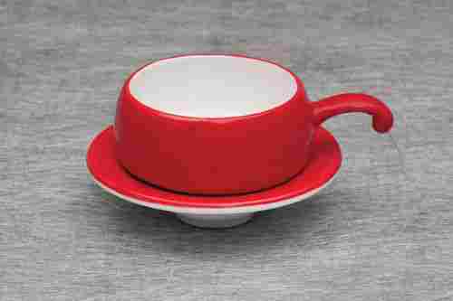Red Cup Saucer