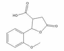 2-(2-Methoxyphenyl)-5-oxotetrahydrofuran-3-carboxylic Acid