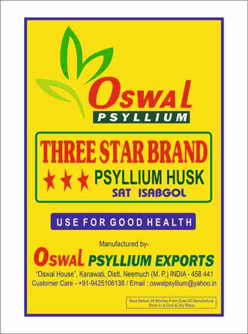 Psyllium Husk Oswal 3 Star Brand