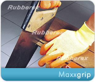 Grip Rubber Coating Supported Glove