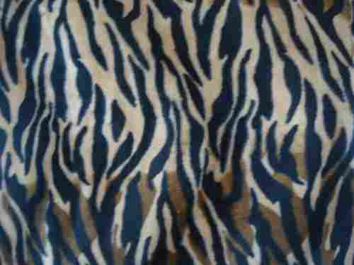 Polyester Leopard Printed Velboa Fabrics